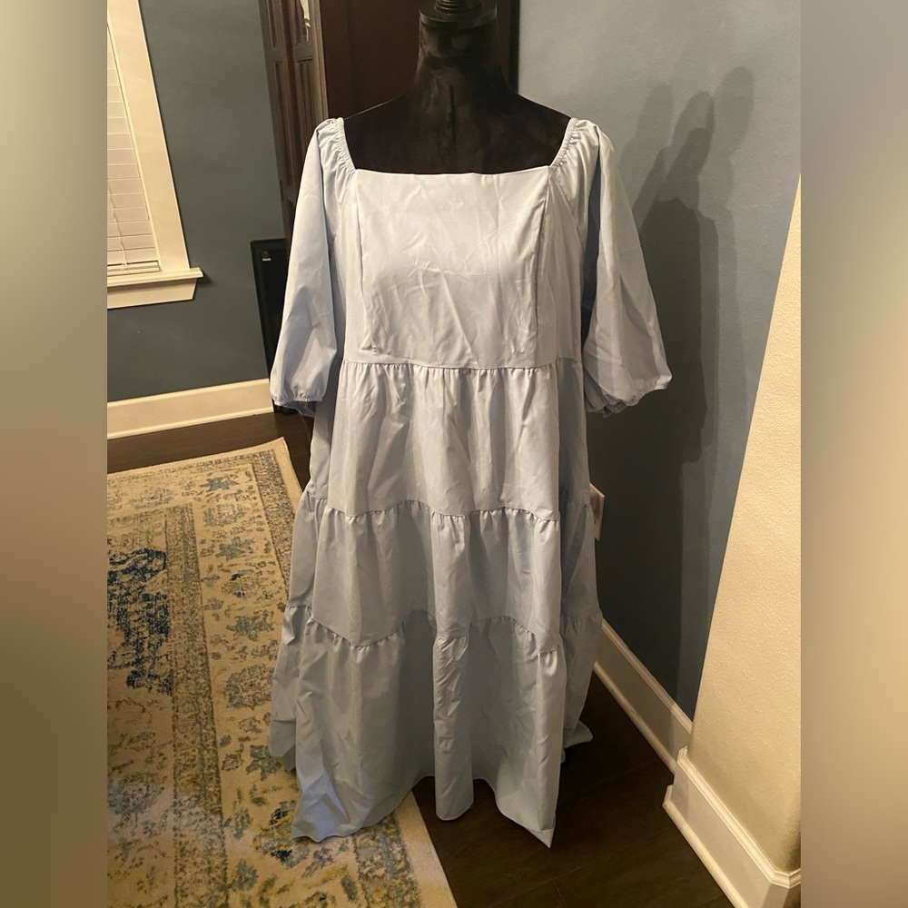 SHEIN Baby Blue dress size 4x